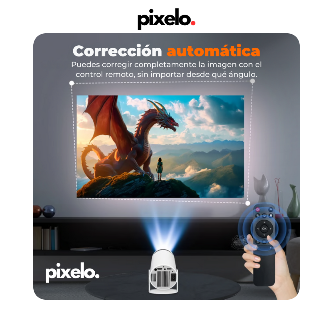 Pixelo™ - Proyector Portátil Ultra HD